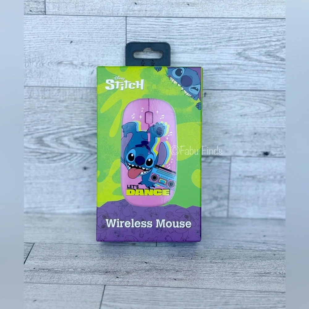 Disney Stich Mouse pad and wireless Mouse Set
